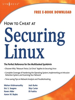 cover image of How to Cheat at Securing Linux